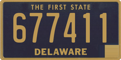 DE license plate 677411