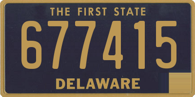 DE license plate 677415
