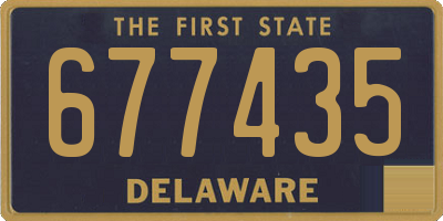 DE license plate 677435