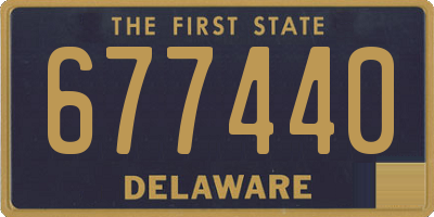 DE license plate 677440