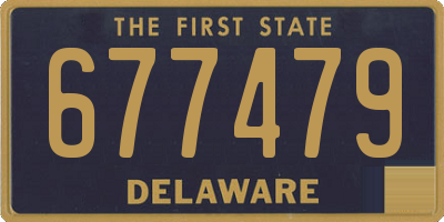DE license plate 677479