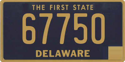 DE license plate 67750