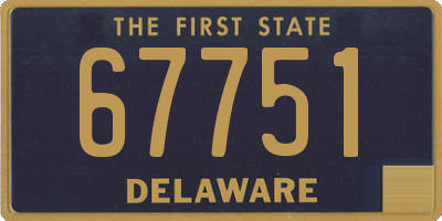 DE license plate 67751