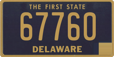 DE license plate 67760