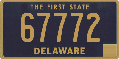 DE license plate 67772