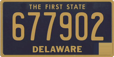 DE license plate 677902