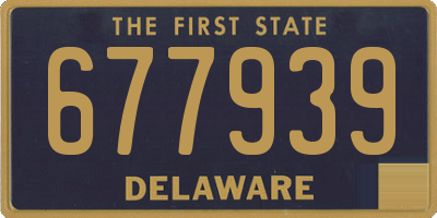 DE license plate 677939