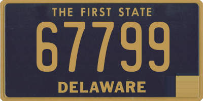 DE license plate 67799