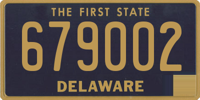 DE license plate 679002