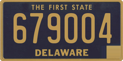 DE license plate 679004