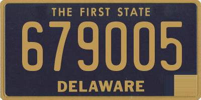 DE license plate 679005