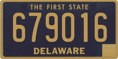 DE license plate 679016