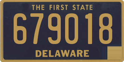DE license plate 679018