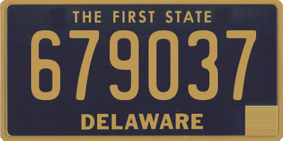 DE license plate 679037