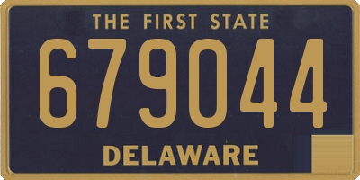 DE license plate 679044