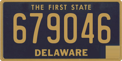 DE license plate 679046