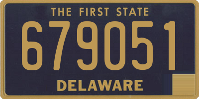 DE license plate 679051