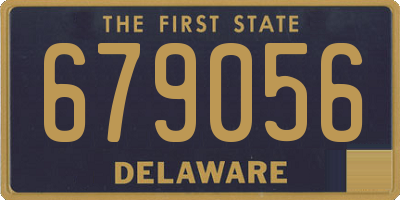 DE license plate 679056