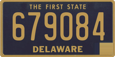 DE license plate 679084