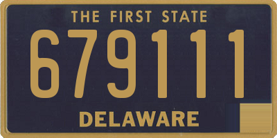 DE license plate 679111