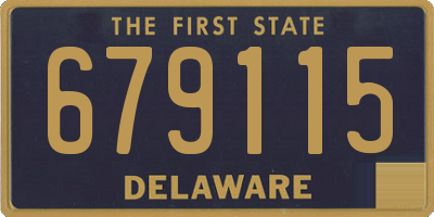 DE license plate 679115