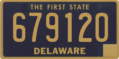 DE license plate 679120