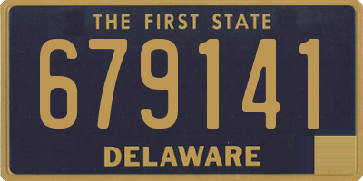 DE license plate 679141