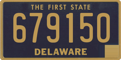 DE license plate 679150
