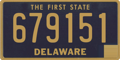 DE license plate 679151