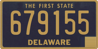 DE license plate 679155
