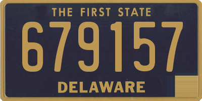 DE license plate 679157