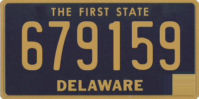 DE license plate 679159