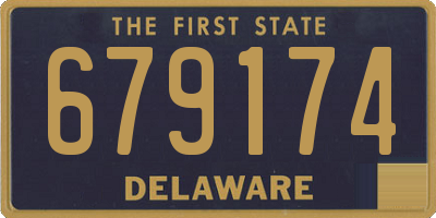 DE license plate 679174