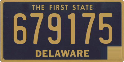 DE license plate 679175