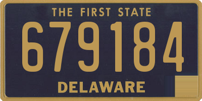 DE license plate 679184