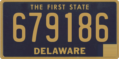DE license plate 679186