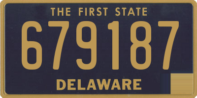 DE license plate 679187