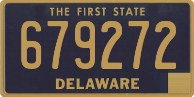 DE license plate 679272