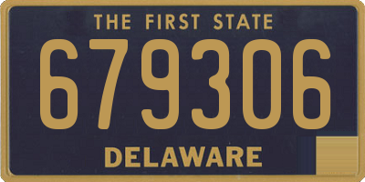DE license plate 679306