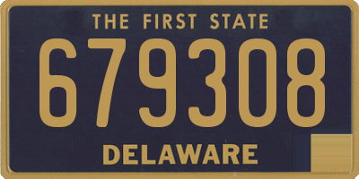 DE license plate 679308