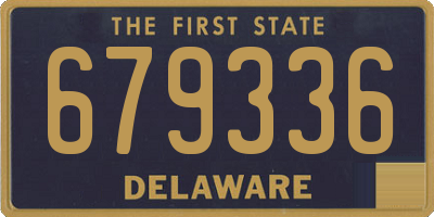 DE license plate 679336