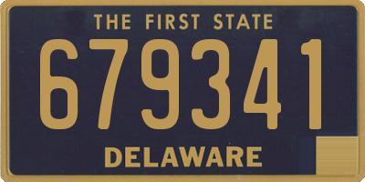 DE license plate 679341