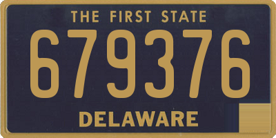 DE license plate 679376