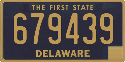 DE license plate 679439