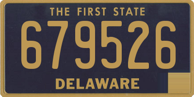 DE license plate 679526