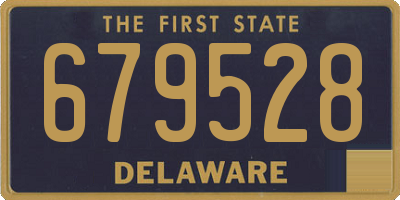 DE license plate 679528