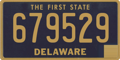 DE license plate 679529