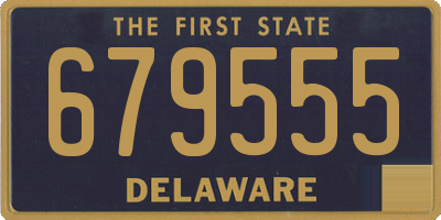 DE license plate 679555