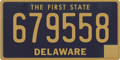 DE license plate 679558