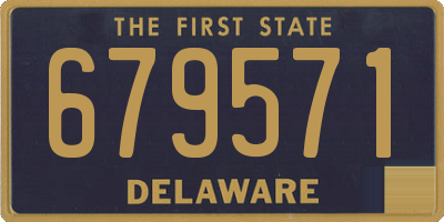DE license plate 679571